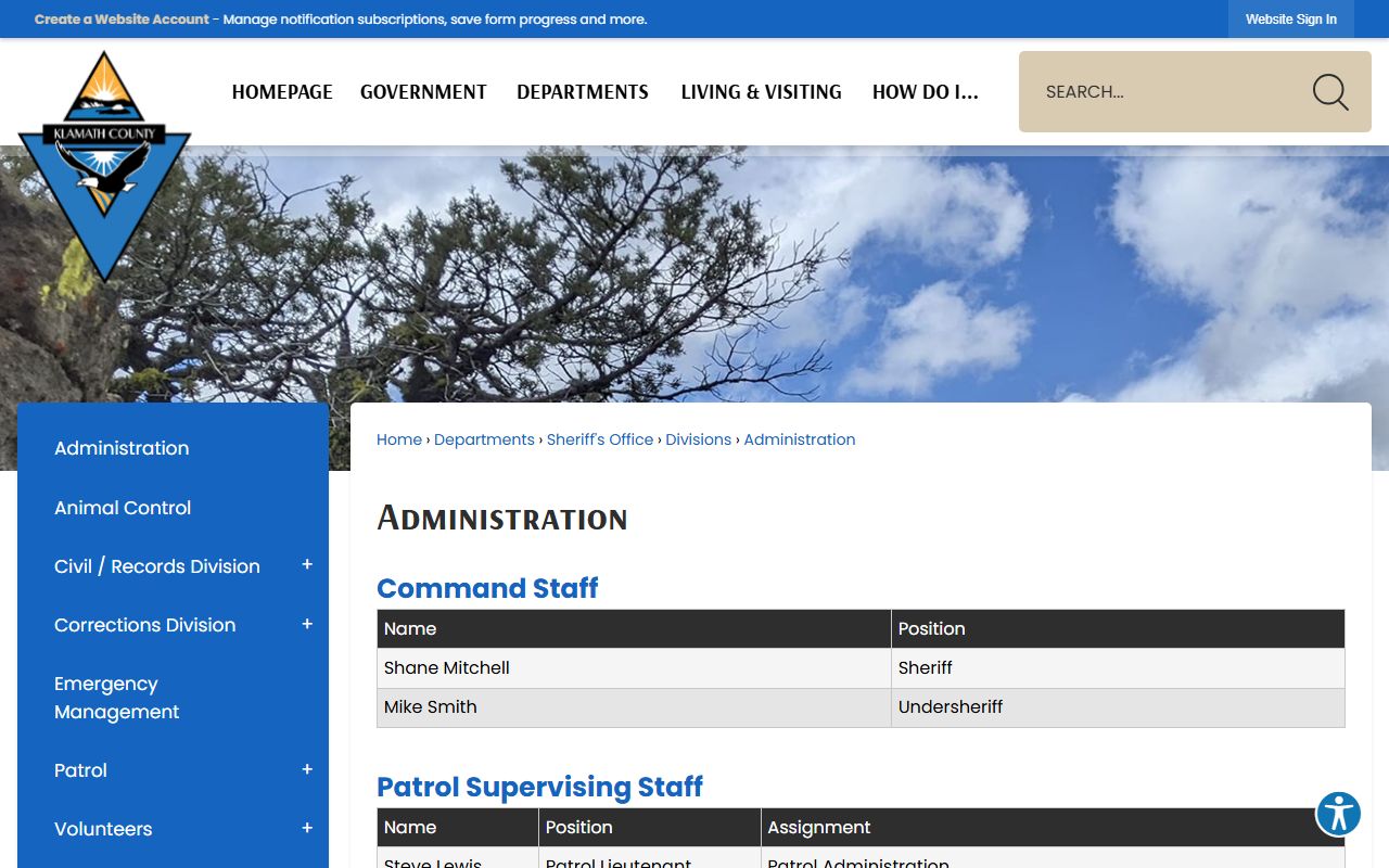 Klamath County probate records county administration source