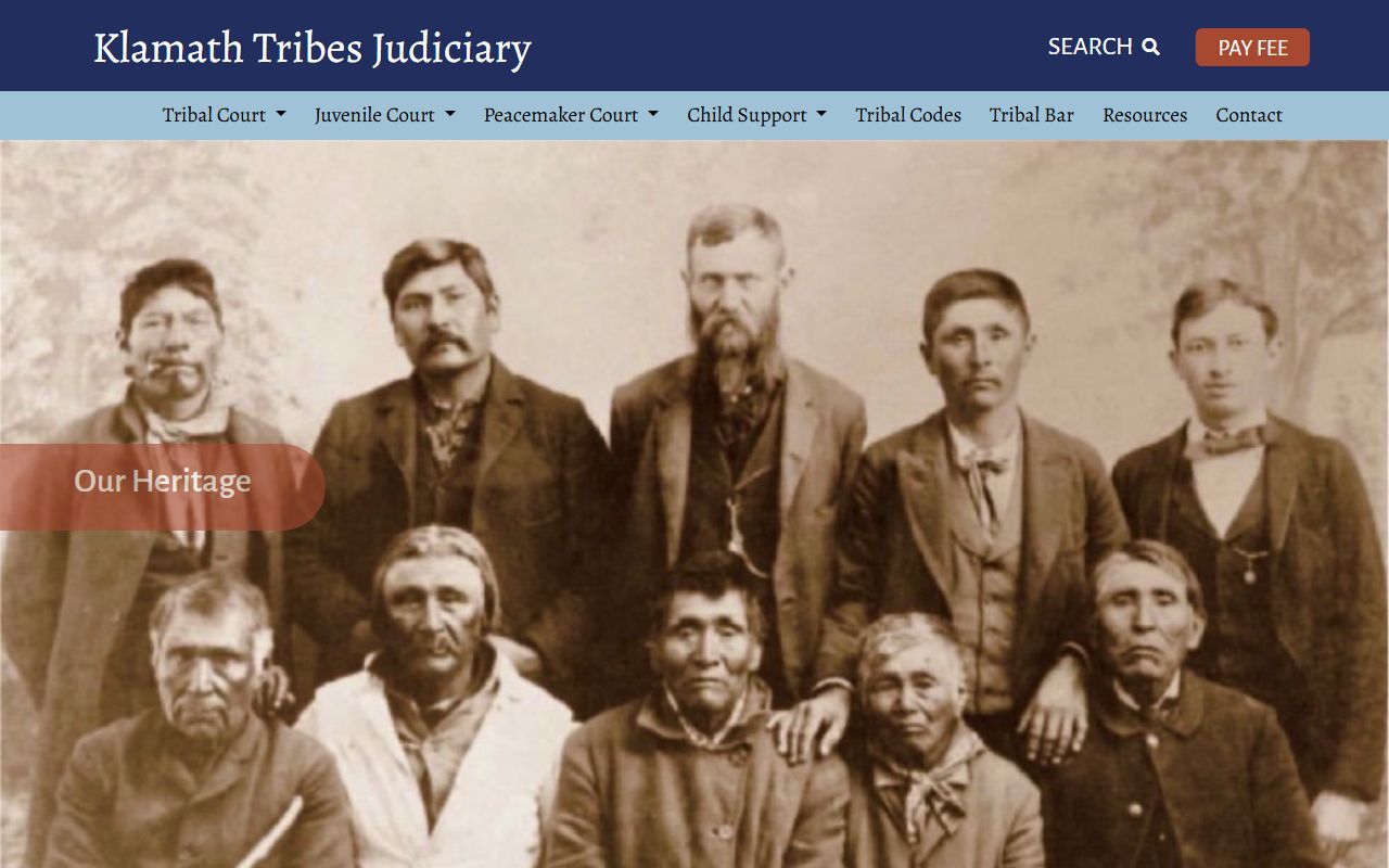 Klamath County warrant search tribal court source